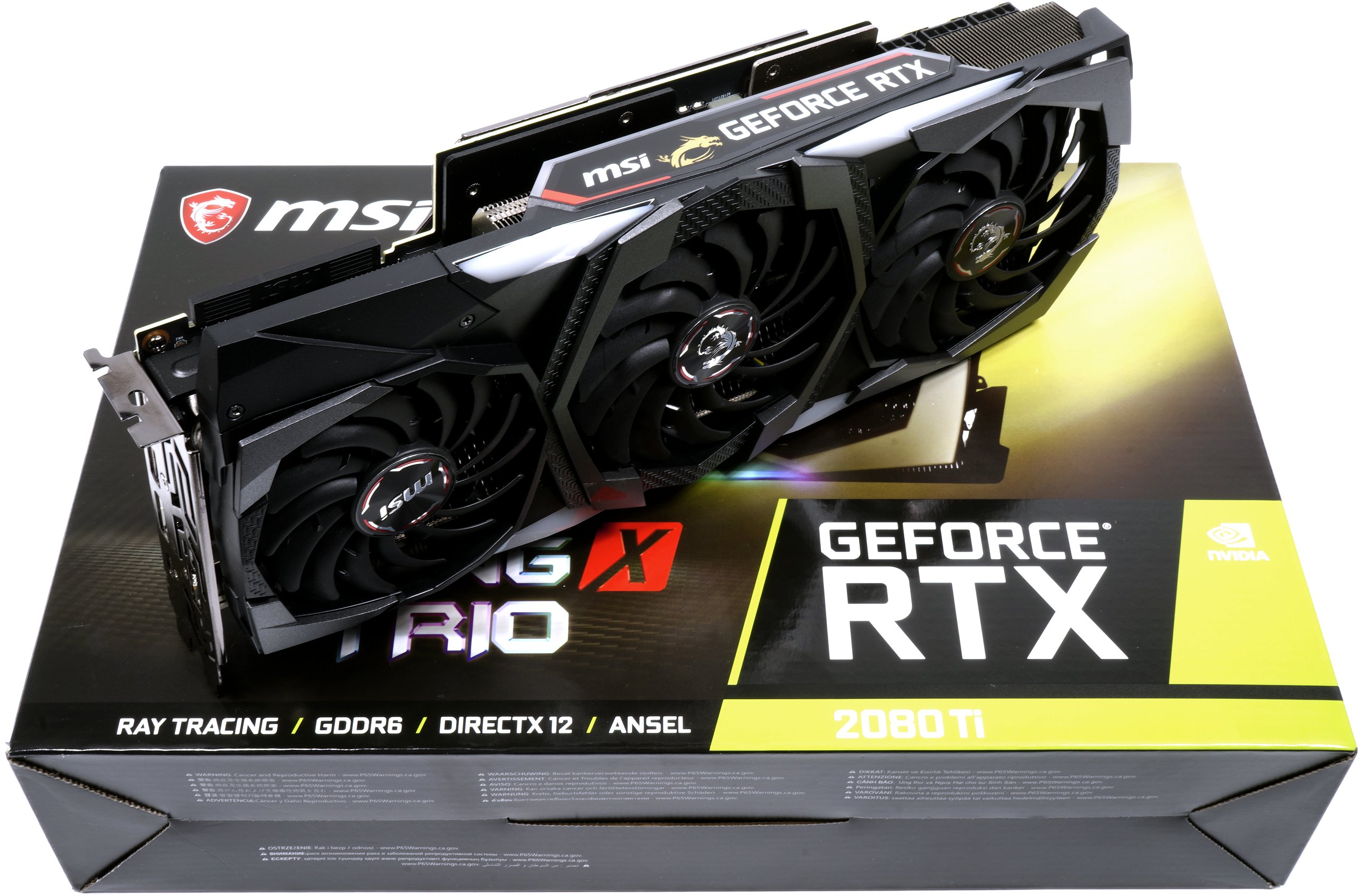 MSI GeForce RTX 2080 Ti Gaming X Trio in review - thick jaws, cool 