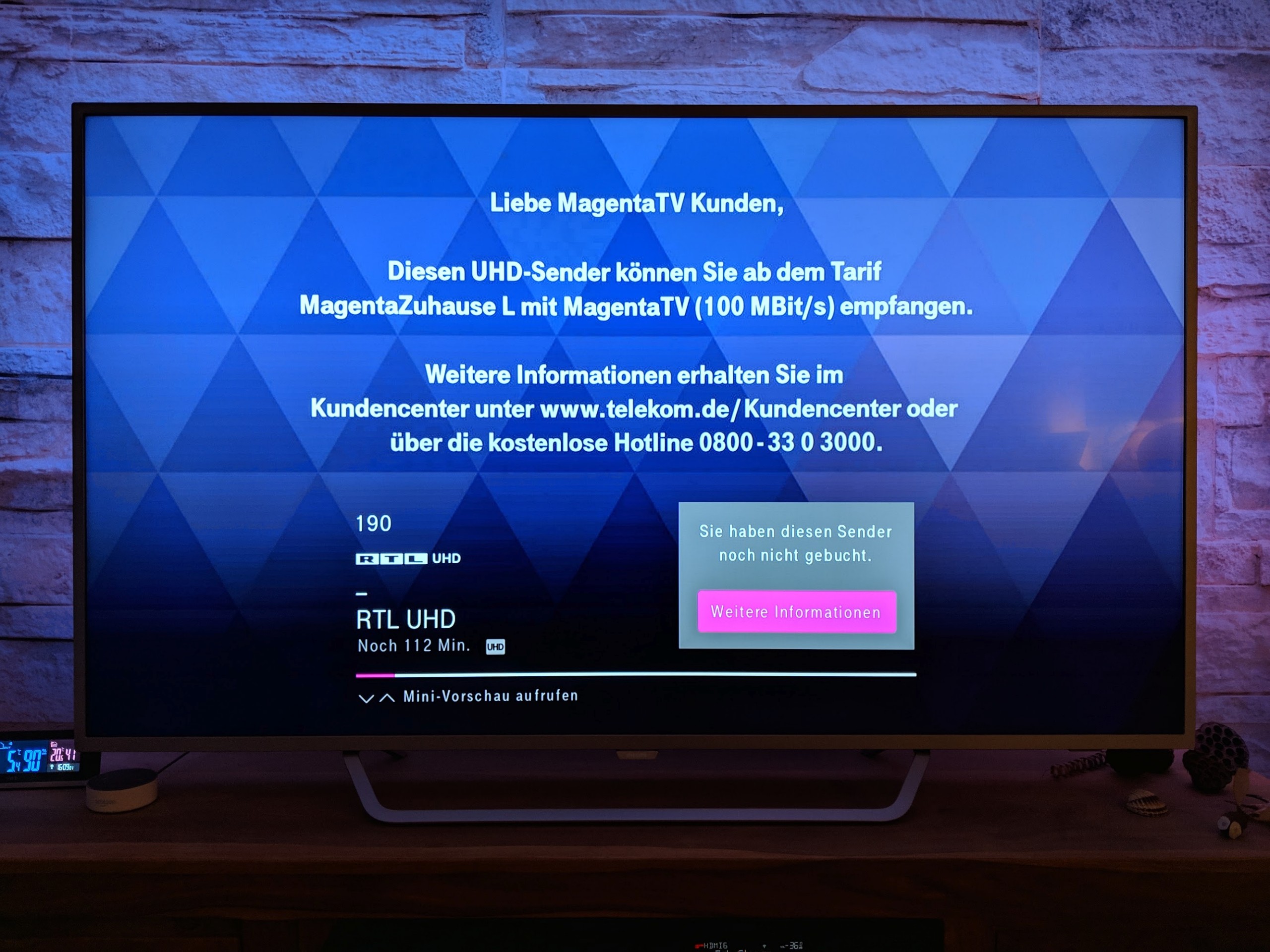 Software error? Telekom releases | igor´sLAB customers and channel TV UHD the into tube first premium look