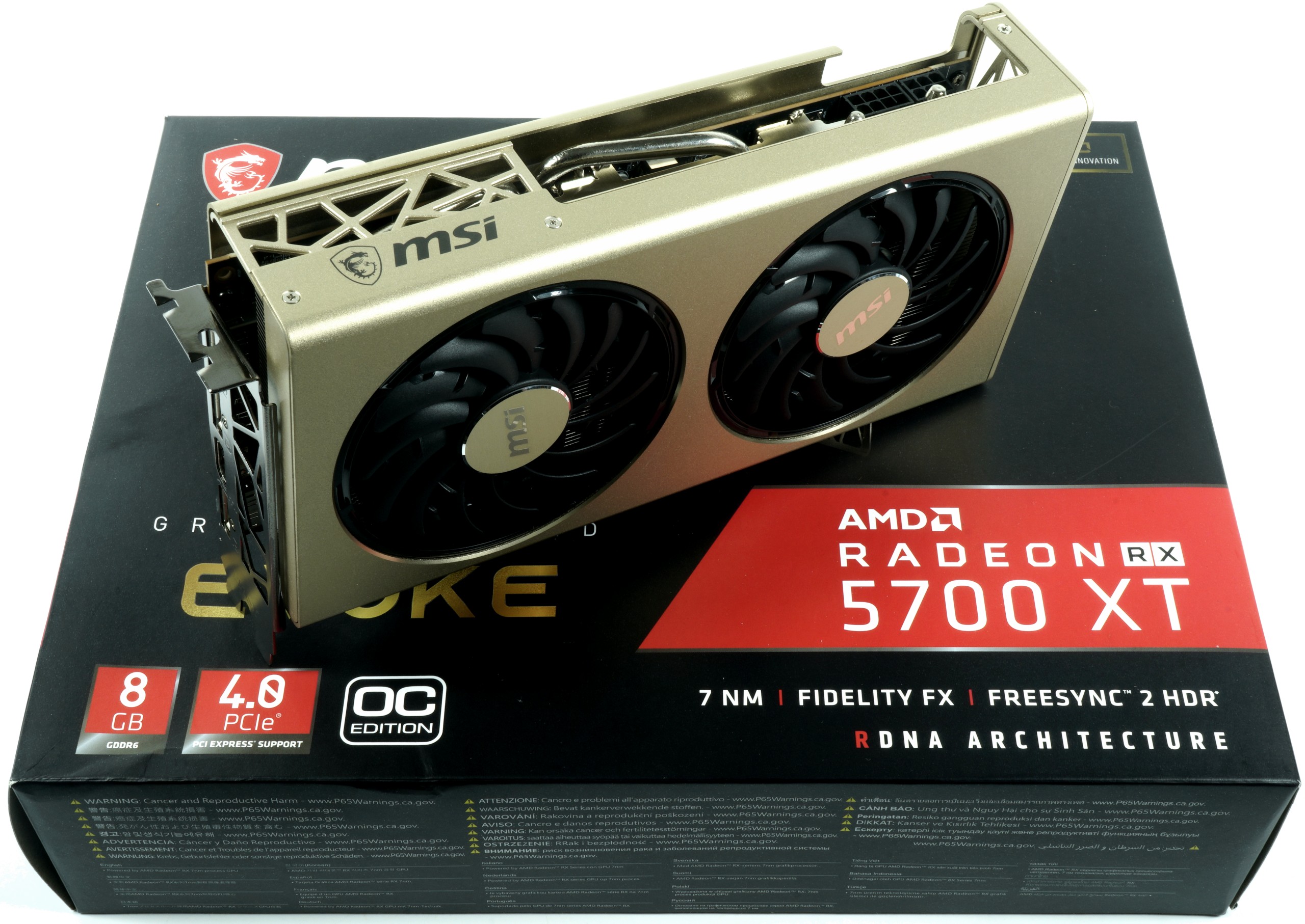 MSI Radeon RX 5700 XT Evoke OC Edition tested - butter or