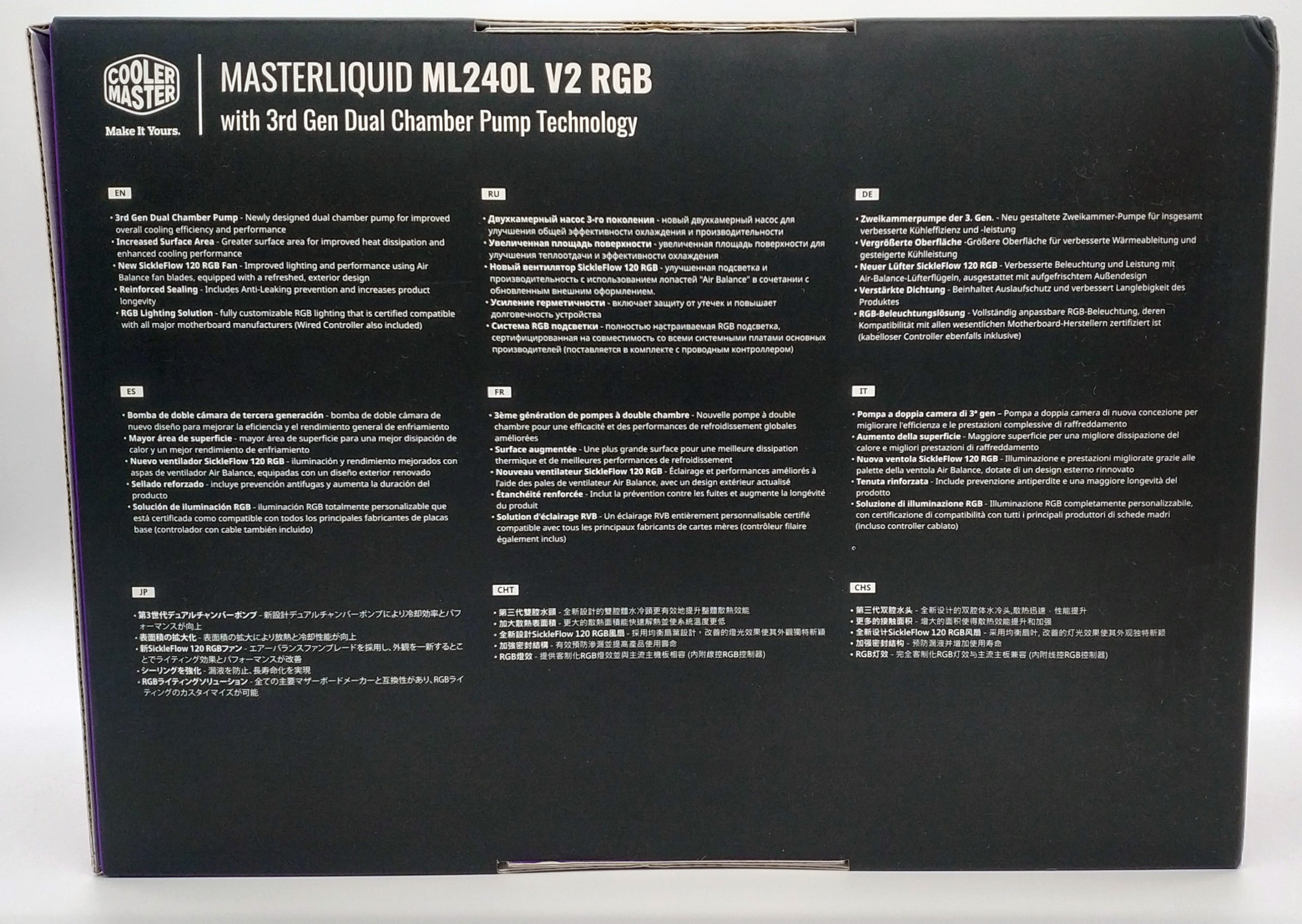 Test Cooler Master MasterLiquid ML240L V2 RGB : nouvelle version cherche  copie parfaite ?