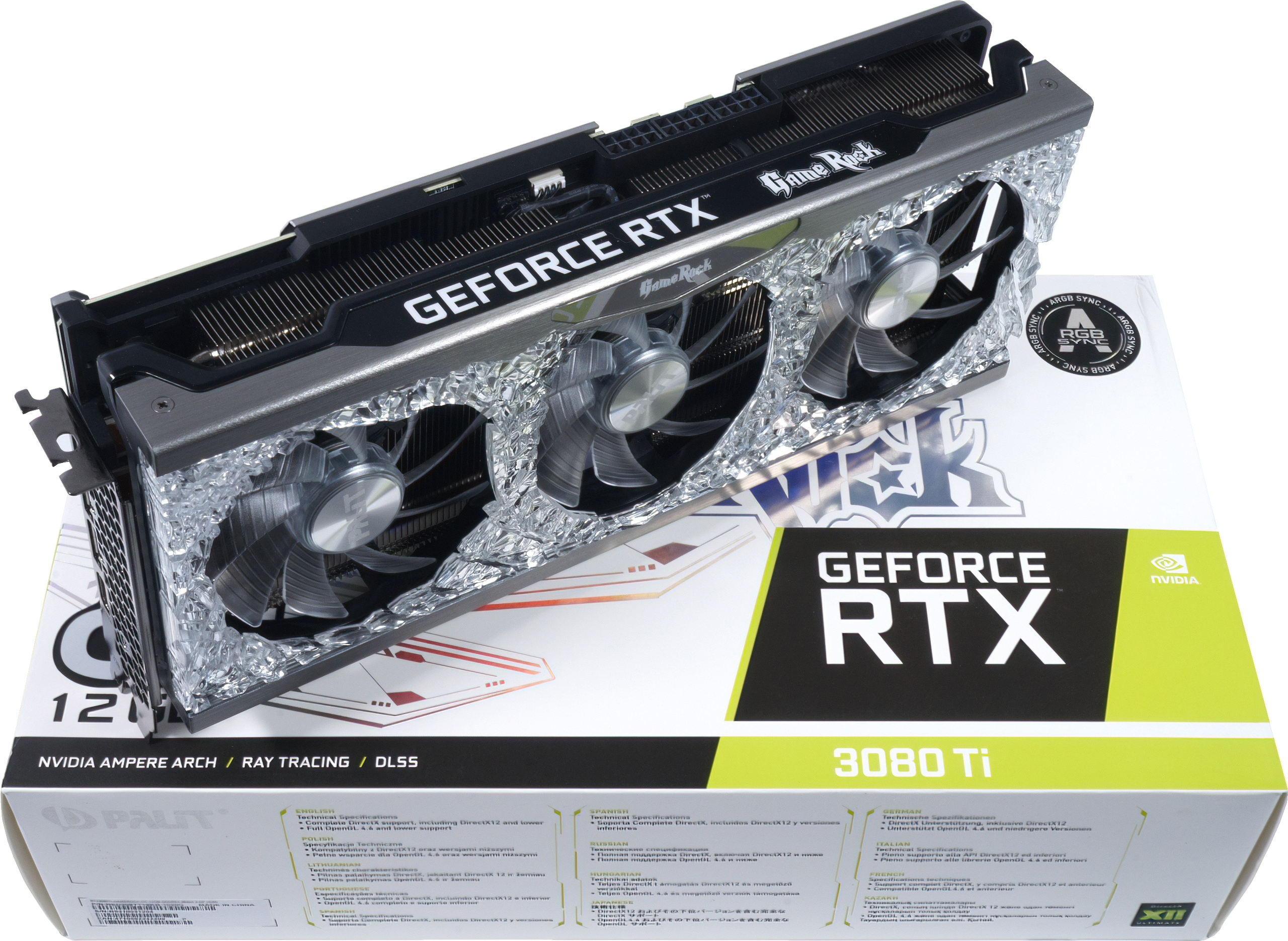 非LHR GeForce RTX 3080 GameRock OC - タブレット
