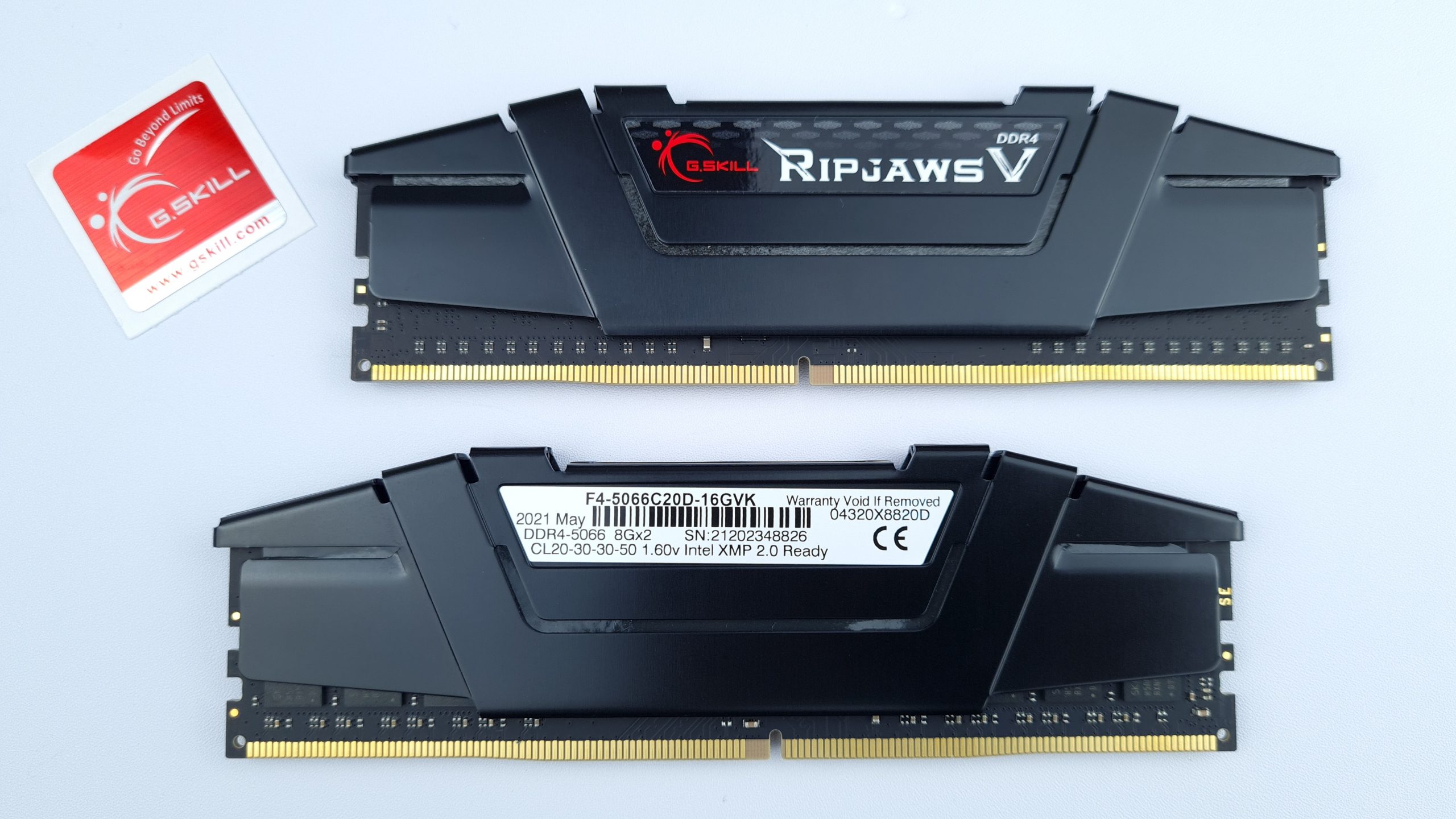 G.SKILL Ripjaws V DDR4-5066 CL20 16GB (8GBx2) Review by igorsLAB - G.SKILL  International Enterprise Co., Ltd.