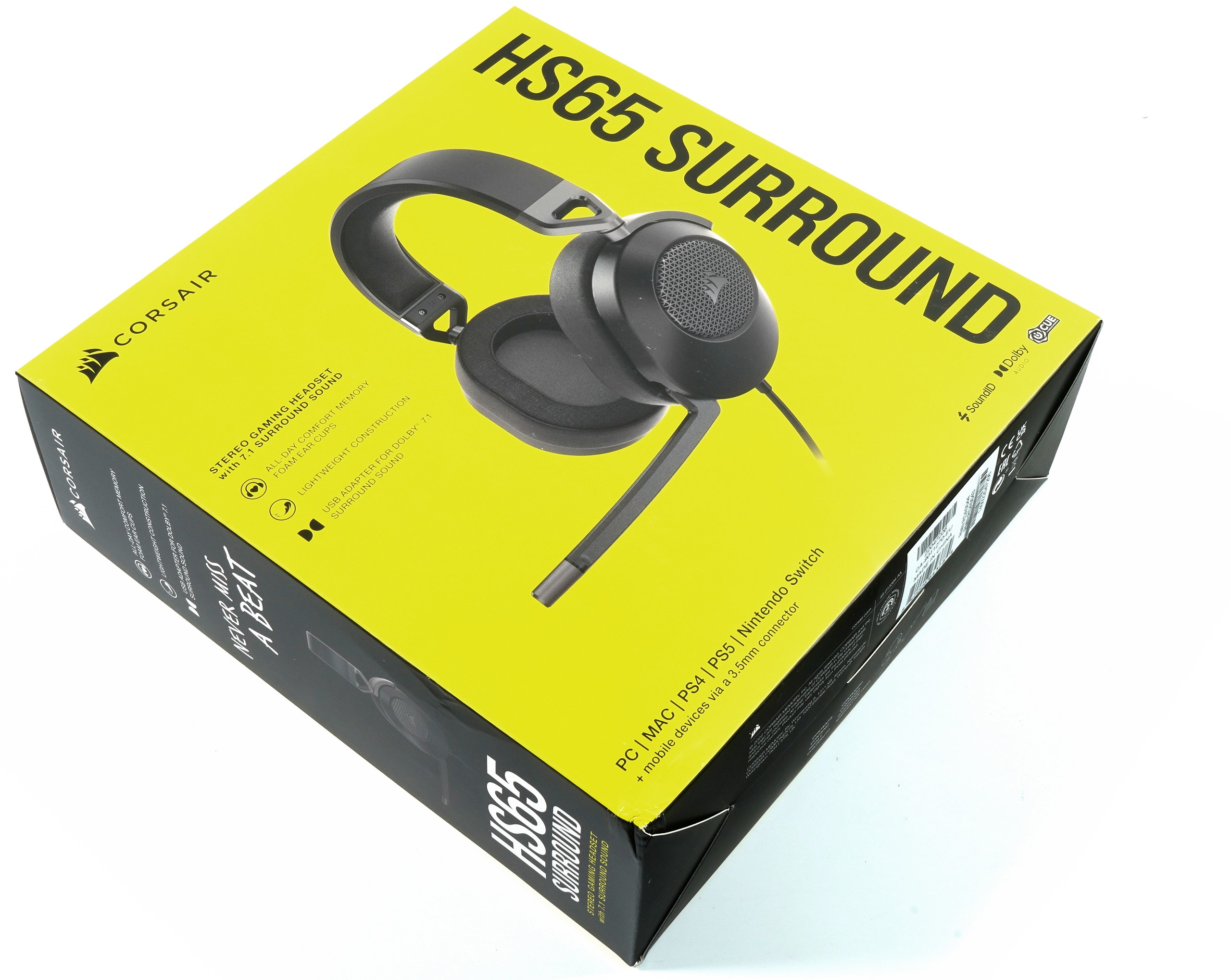 CORSAIR HS65 Surround Gaming Headset im Test – Optisch und haptisch solide  aber mit leichten Schwächen im akustischen Finish | igor´sLAB