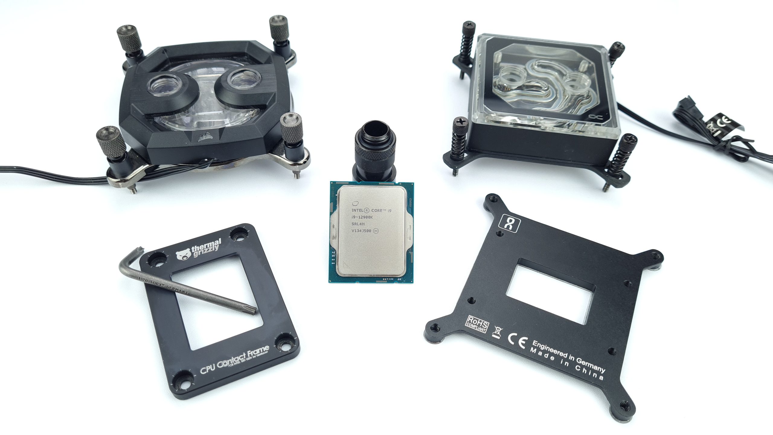German Engineered Bend for Intels LGA1700 – Thermal Grizzly CPU Frame and Alphacool Apex Backplate Thermal Testing | | igor'sLAB