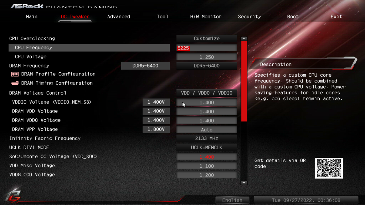 Does this look like a safe OC ? (Ryzen 5500 OC @ 4400 MHz, PBO +150 in  bios, running OCCT) : r/overclocking