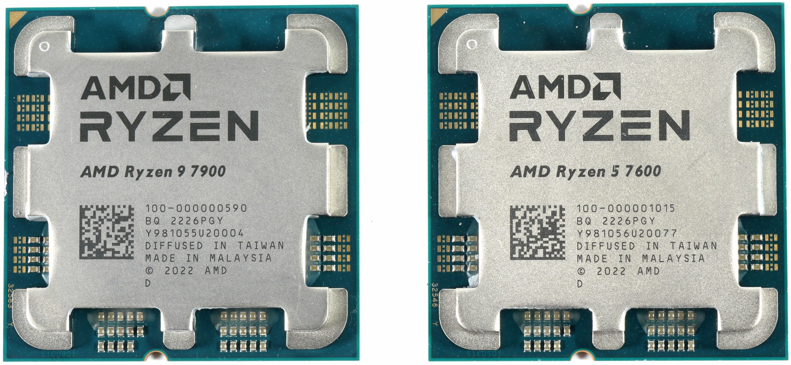 AMD Ryzen 9 7900, Ryzen 7 7700, and Ryzen 5 7600 announced