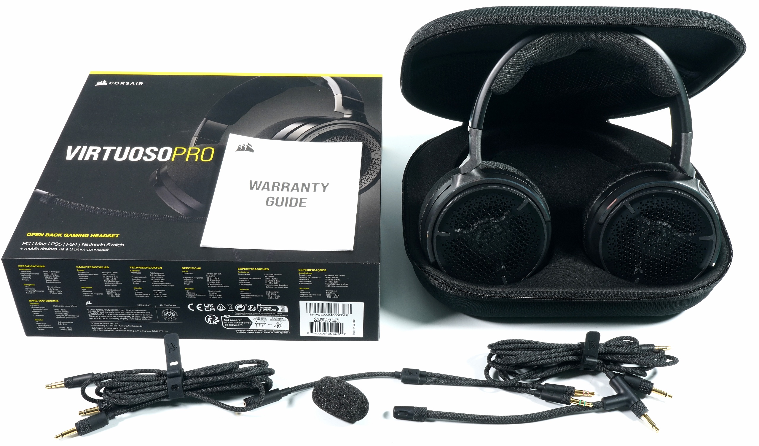 Corsair Virtuoso Pro review - qualities stereo headphones headset | Open of igor´sLAB with the good