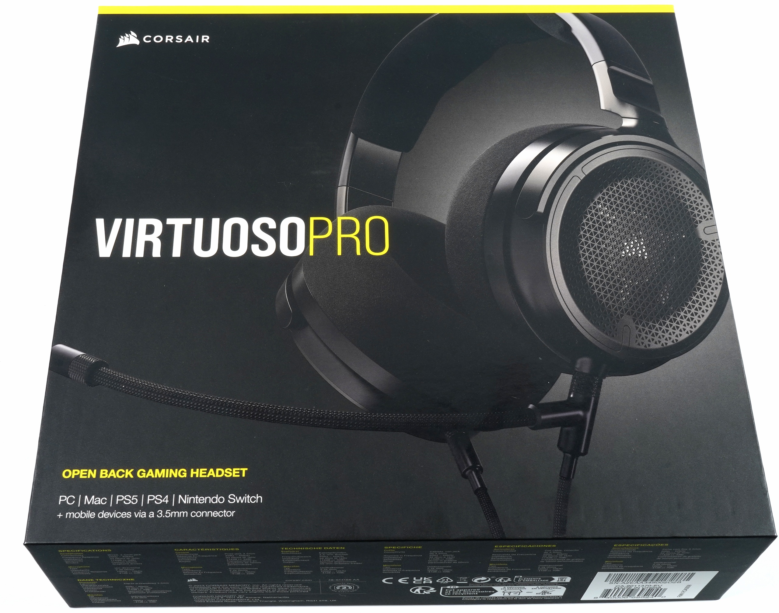 Virtuoso good Pro of the review with headphones Corsair Open qualities - headset | igor´sLAB stereo